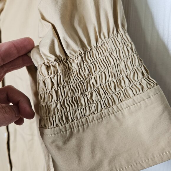 Calypso Shirt Dress in Beige small to medium - Picture 7 of 13